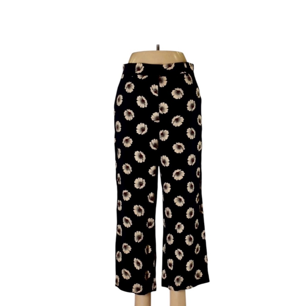 Ann Taylor Navy Floral Pants